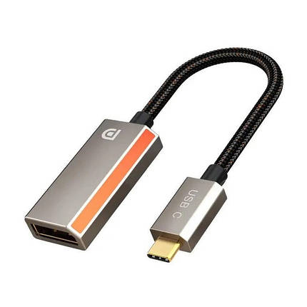 Адаптер Сabletime Type-C-DisplayPort (M/F) 0.2m Gray (CP16A), фото 1