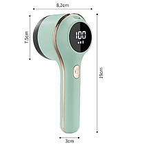 Машинка для видалення ковтунців акумуляторна HAIR BALL LCD, фото 4