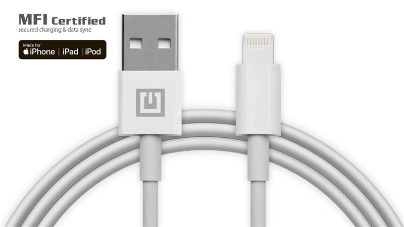 Кабель REAL-EL USB-Lightning MFI 1m White (EL123500055)