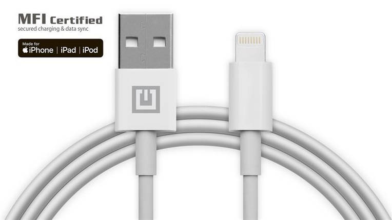 Кабель REAL-EL USB-Lightning MFI 1m White (EL123500055), фото 1