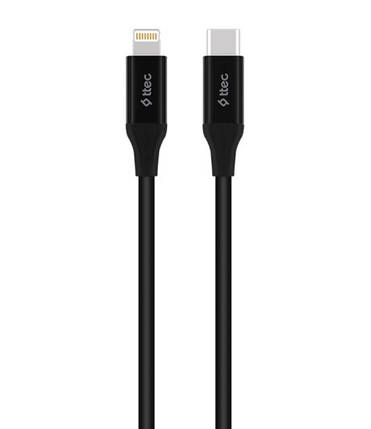 Кабель Ttec (2DK40S) Type-C-Lightning 1.5m Black, фото 1