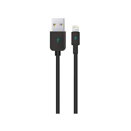 Кабель Ttec (2DKM01S) USB-Lightning 1.2m Black MFi, фото 1