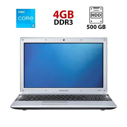 Ноутбук Б-клас Samsung RV515/ 15.6" (1366x768)/ Core i3-370M/ 4 GB RAM/ 500 GB HDD/ GeForce 315M 512MB, фото 1