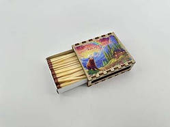 Сірники з друком. Закарпаття. 6,7х6см / Сірники з друком. Закарпаття. 6,7х6см