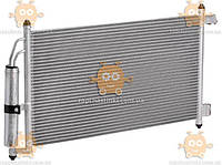 Радиатор кондиционера Micra 1.0, 1.2, 1.4 (от 2002г) МКПП с ресивером (пр-во Luzar Завод) ЗЕ 26768