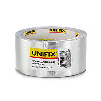 Лента клейкая алюминиевая армированная 50мм 10м UNIFIX ALAR-50101
