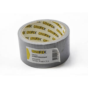 Стрічка клейка армована сіра 50 мм*10 м UNIFIX ARM-5010