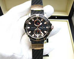 ULYSSE NARDIN DIVER 200M CHRONOMETRE 45MM GOLD BLACK. AAA