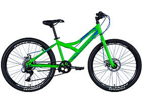 Велосипед ST 24" Discovery FLINT DD рама- " с крылом Pl 2024 (зелений) Velo