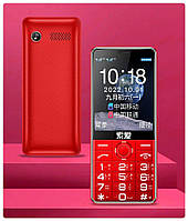 Мобільний телефон MAFAM 2G 900/1800 МГц, 2.4", 240х320, 2хSIM-карти, TFT, SOS, потужний ліхтар, 1500 мАг, червоний