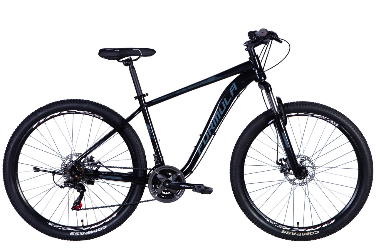 Велосипед ST 27.5" Formula KOZAK AM DD рама- 2024 (чорний) Velo