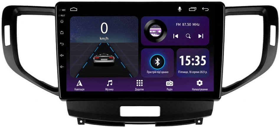 Штатна магнітола андроїд HONDA ACCORD 8TH-2008-13 Автомагнітола 2 дин 2/32, штатний головний пристрій мазда, фото 1