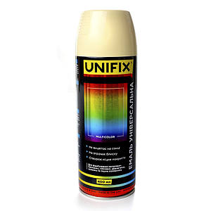 Емаль універсальна акрилова RAL1001 бежевий глянець 400 мл UNIFIX 951014