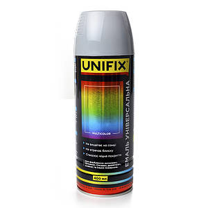 Емаль універсальна акрилова RAL7046 сірий глянець 400 мл UNIFIX 951032
