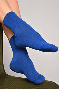 Шкарпетки жіночі демісезонні синього кольору розмір 36-40 172862P