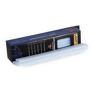 Клей стрижневий прозорий 11.0х300мм 1кг (34 шт) (коробок) UNIFIX 9514591