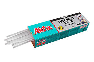 Клей стрижневий прозорий 8 мм HM208 1кг Akfix GA1201