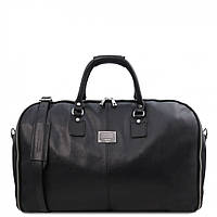 Шкіряний портплед-гармент — сумка для костюма Tuscany Antigua TL142341 (Чорний)