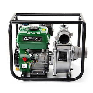 Мотопомпа WP-60 6.5 к. с. 60 м3/рік 30 м бензинова 4-х такт. APRO 8521361