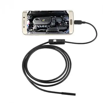 Камера Ендоскоп Android та PC Endoscope гнучка 5 метрів 100P Дропшипинг