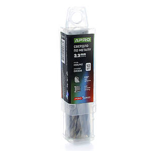 Свердло для металу HSS/M2 (6542) Ø 3, 3 мм (тубус, кратність10 шт.) PRO APRO 8306701
