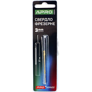 Свердло фрезерне Ø3 мм APRO 8306451