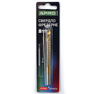Свердло фрезерне Ø8мм APRO 8306501