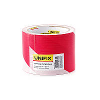 Сигнальная лента 75мм*100м красно-белаяUNIFIX SGL-751001