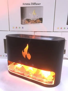 Лампа зволожувач повітря Docsal Flame, Aroma Diffuser 3в1 ART 9034 (30)