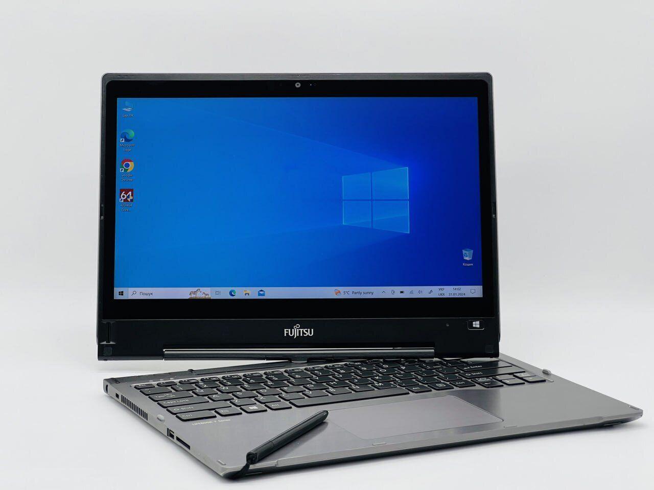 Б/в Ноутбук Fujitsu LifeBook T935 13.3" 1920x1080 Touch| i5-5300U| 8GB RAM| 250GB SSD| HD 5500