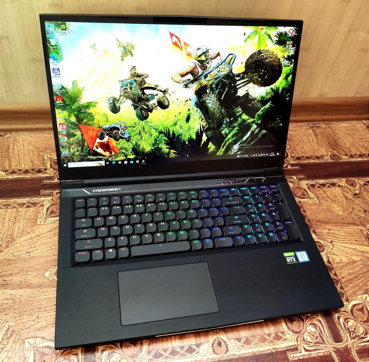 Б/в Ігровий ноутбук CyberPower PC Tracer III 17 Xtreme 17.3" 1920x1080| i7-9750H| 16GB RAM| 1000GB SSD| RTX 2070 8GB