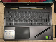 Б/в Ігровий ноутбук Dell Inspiron 7591 2n1 15.6" 3840x2160 Touch| i7-10510U| 16GB RAM| 512GB SSD| MX250 2GB, фото 4