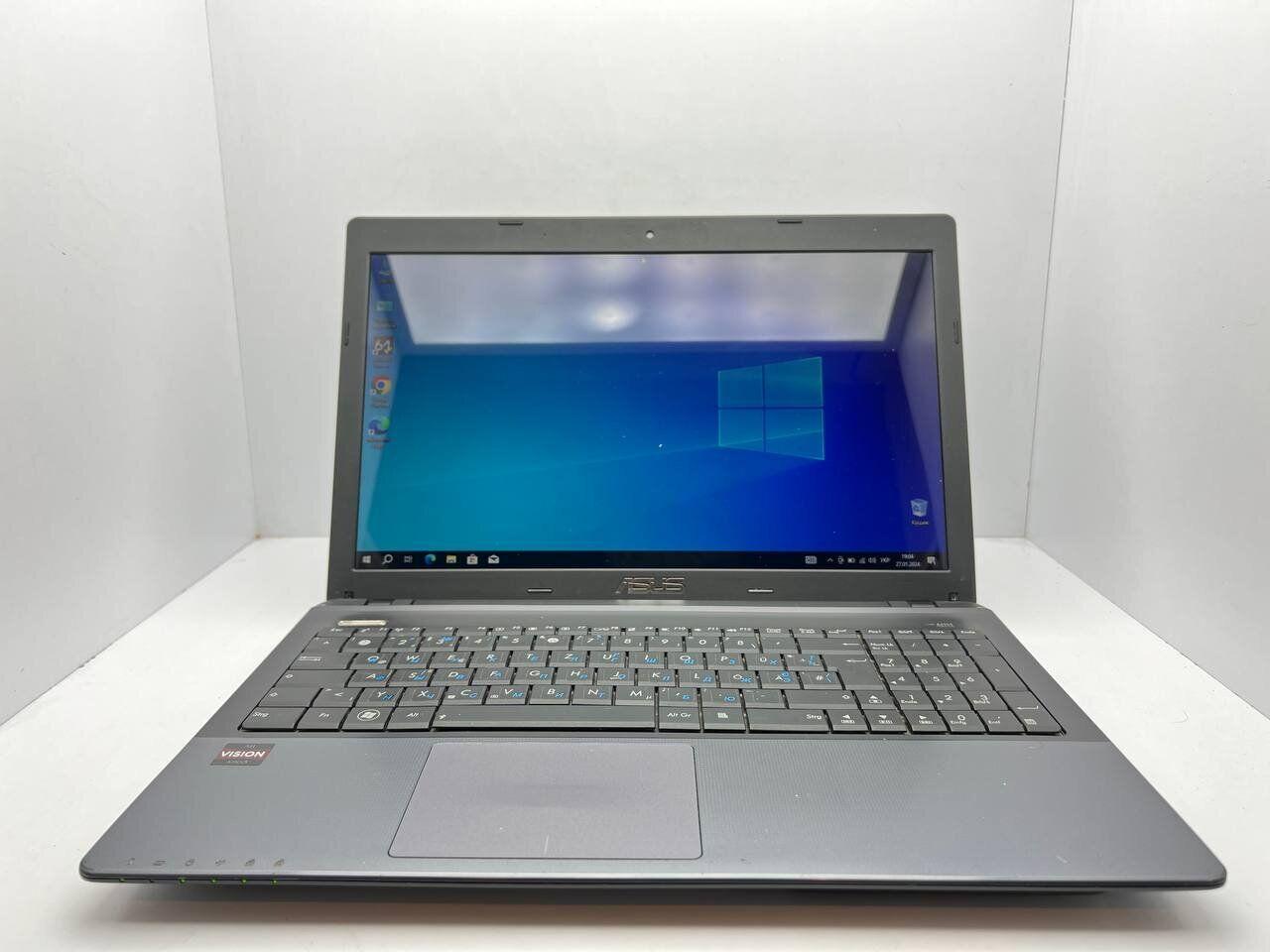 Б/в Ноутбук Б-клас Asus K55N 15.6" 1366x768| AMD A8-4500M| 4 GB RAM| 320 GB HDD| Radeon HD 7640G