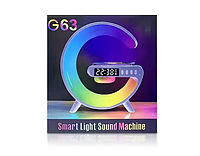 Лампа настільна Bluetooth колонка G-Smart RGB 10W Light Sound Machine G63