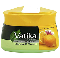 Крем для волос Dabur Vatika Защита от перхоти Лимон+ Чайное дерево+ Миндаль, 140 мл