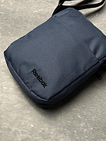 Мессенджер Reebok барсетка лого сумка Брендовая барсетка черная на плечо лого микс рибук