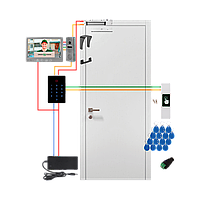 Комплект СКУД с домофоном и магнитным замком 280кг GV-509