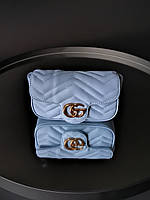 Gucci Marmont Mini Blue 17х11х6 см