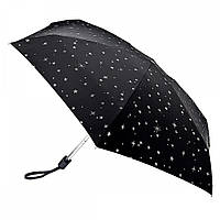 Зонт женский Fulton L501-041086 Tiny-2 Glitter Stars Black (Блеск звезд)