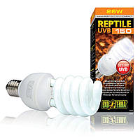 Компактная люминесцентная лампа Exo Terra Reptile UVB 150 для облучения лучами УФ-В спектра 26 W, E27 (для