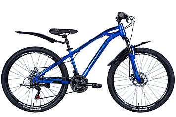 Велосипед ST 26" Formula DAKAR AM DD рама- з крилом Pl 2024 (синій)