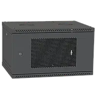 IPCOM 4U 600x450 Шкаф телекоммуникационный двери перф (черный)