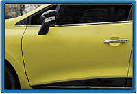 Накладки на дверные ручки HB (4шт, нерж) Carmos - Турецкая сталь для Renault Clio IV 2012-2019 гг
