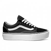 Vans Old Skool Platform Black White