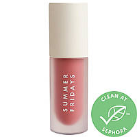 Бальзам для губ Summer Fridays Dream Lip Oil for Moisturizing Sheer Coverage Blush Dreams Standart High Shine