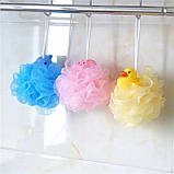 Дитяча мочалка - іграшка Звірятка Mumlove Жовтий, фото 4