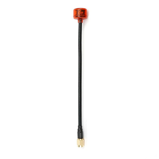 Антена RHCP 5.8G Rush Cherry 160mm 1.2Dbi, SMA-Male прямий, червона, для FPV дронів