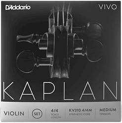 Струни для скрипки D'Addario KV310 4/4M KAPLAN VIVO VIOLIN STRINGS 4/4 MEDIUM