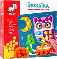 Мозаика с деревянными шариками "Дополни картинку" (укр), ТМ Vladi Toys, Украина