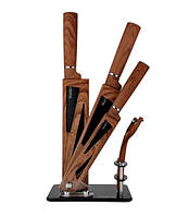 Набір ножів Magio 5 предметів неіржавка сталь (1095MG)